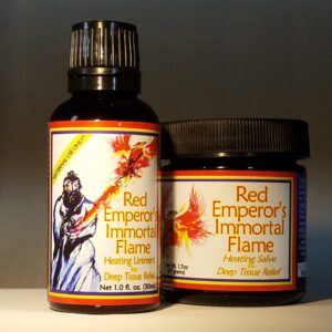 Red Emperor's Immortal Flame Liniment and Slave Close UP