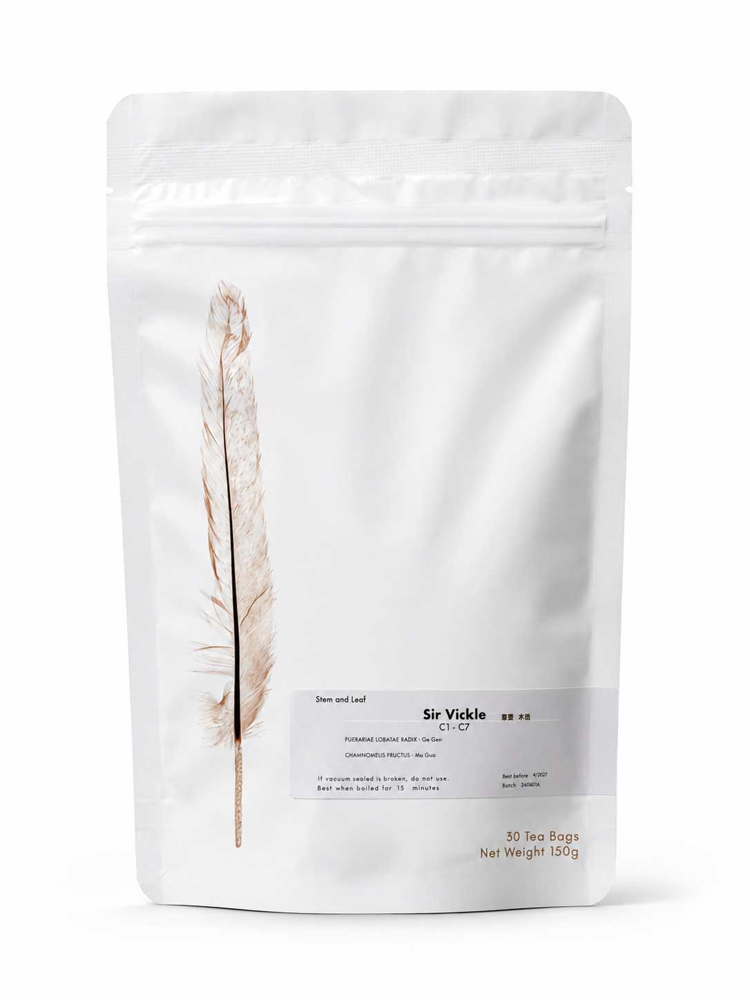 Sir Vickle Herbal Tea product mockup