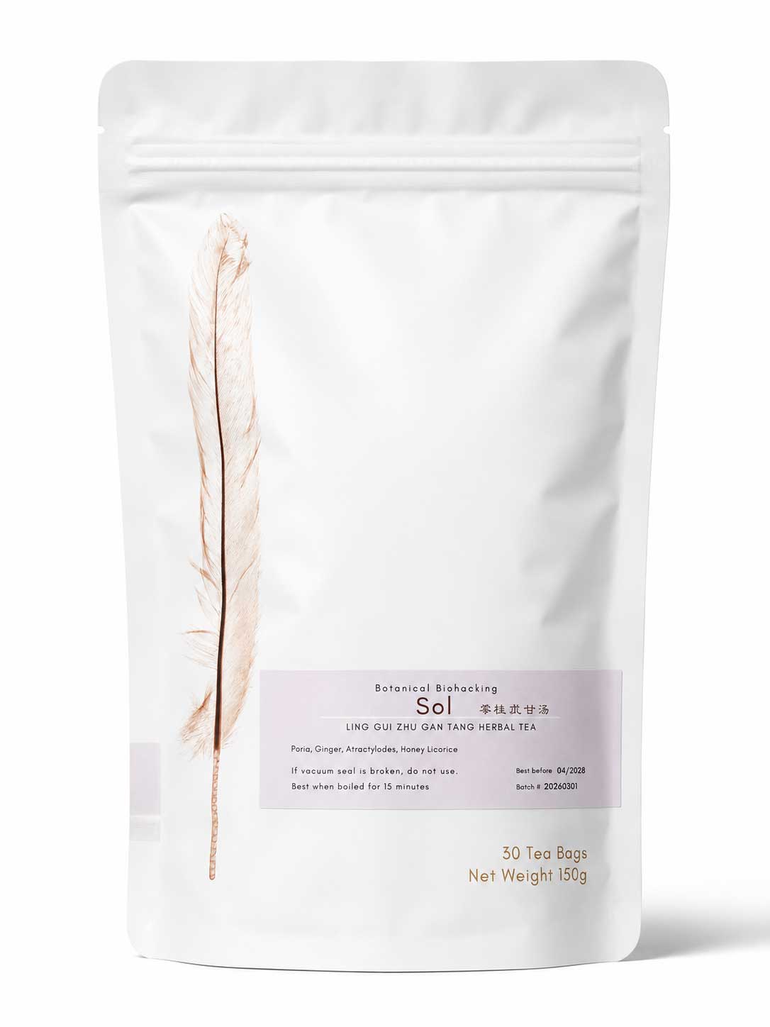 Sol Tea product mockup