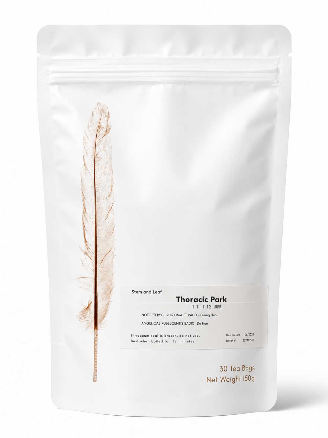 Thoracic Park Herbal Tea product mockup