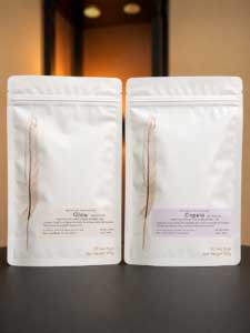 Glow and Copeia Tea Side by Side